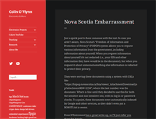 Tablet Screenshot of colinoflynn.com